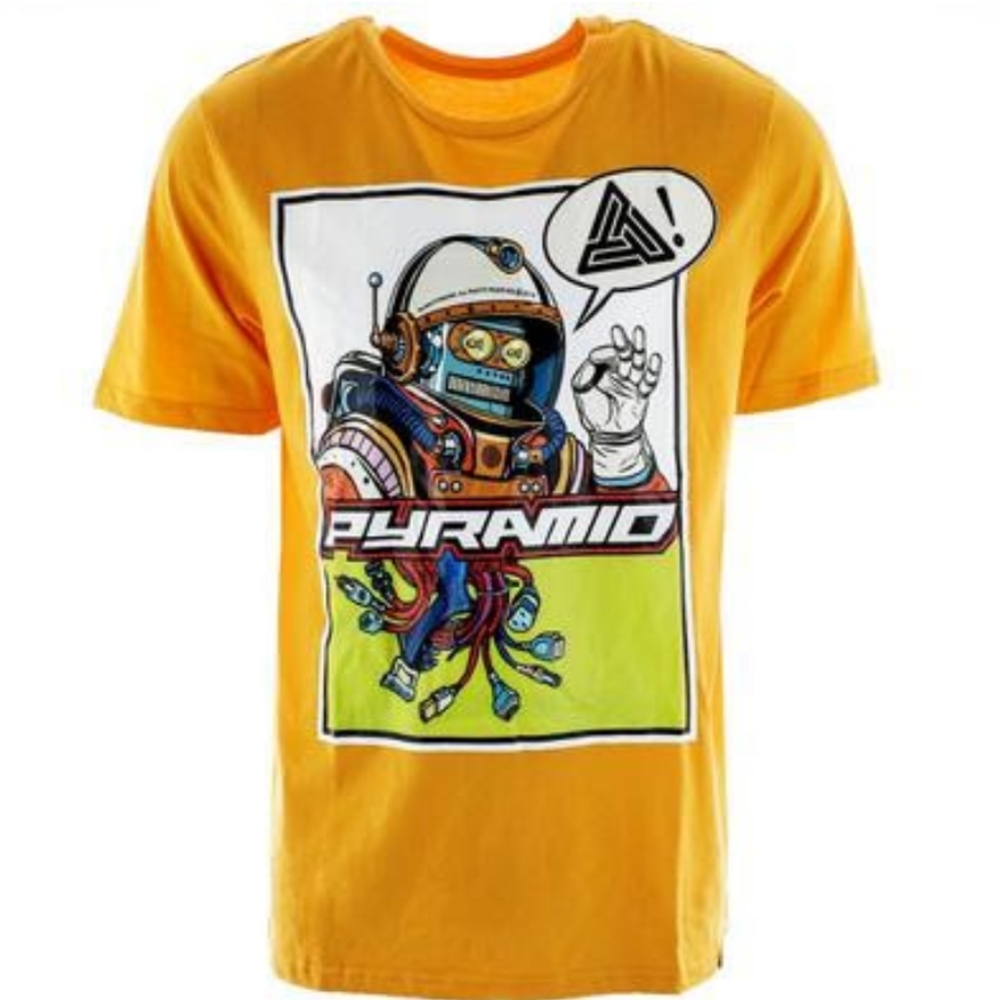 Black Pyramid Robot Logo graphic t-shirt 3XL 2XL